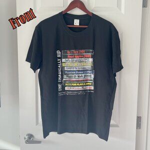 Brand New The Tragically Hip 'Celebrating 10 Albums' Size XL T-Shirt!